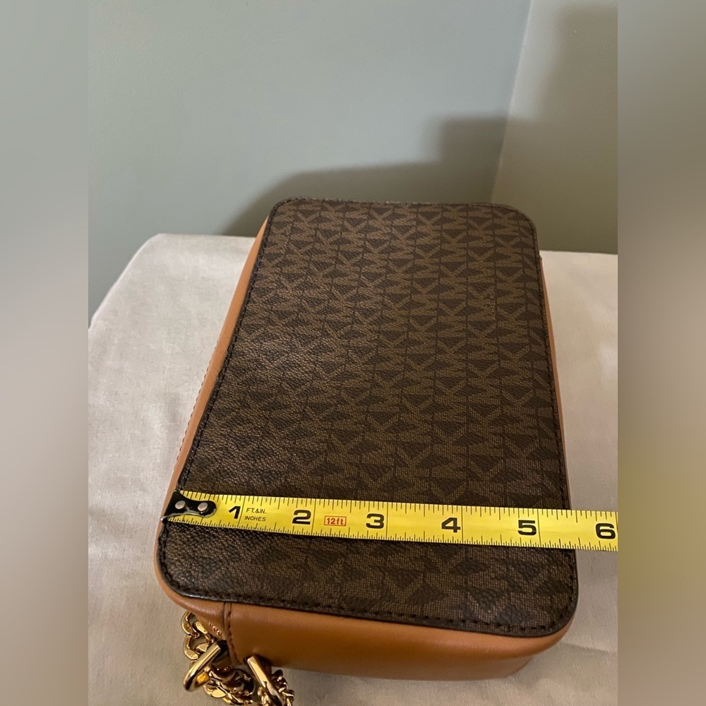 Michael Kors Ginny Studded Crossbody with Tassel. - Picture 8 of 9